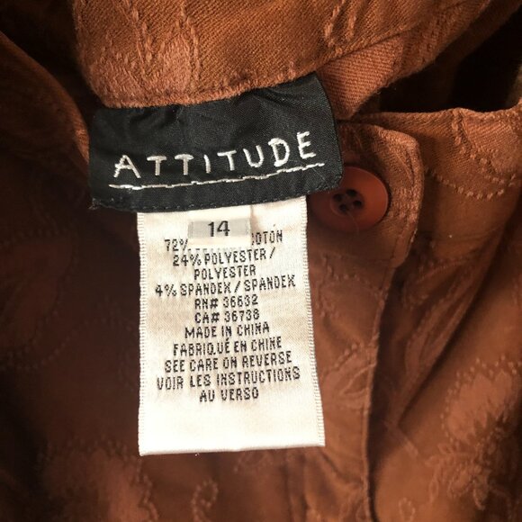 Embossed cotton pant suit - Picture 5 of 5